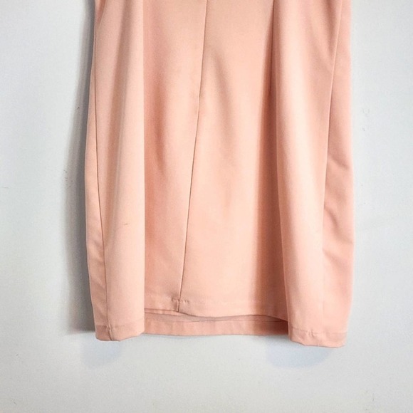 NWT Lulus Sultry Moments Blush Pink Sleeveless Cut Out Mini Dress Size Medium - Picture 10 of 12